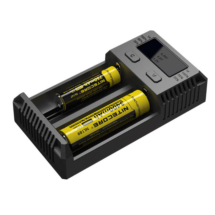 Ladegerät NEW I2 2x 500mA / 1x 1000mA Nitecore