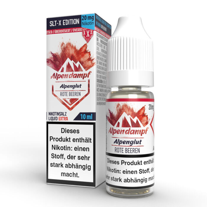 Liquid Nikotinsalz SLT-X Alpenglut Alpendampf 10ml 20mg/ml