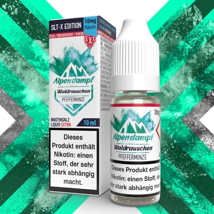 Liquid Nikotinsalz SLT-X Waldrauschen Alpendampf 10ml 10mg/ml