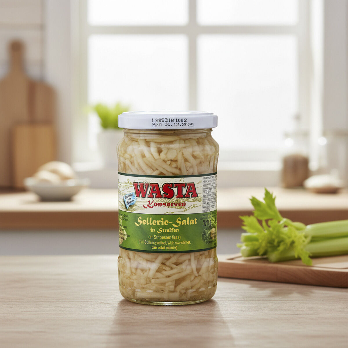 Selleriesalat Streifen im Glas 370ml von WASTA