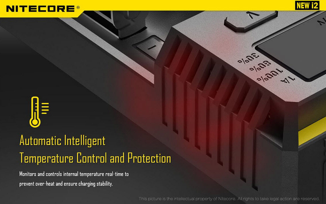 Ladegerät NEW I2 2x 500mA / 1x 1000mA Nitecore