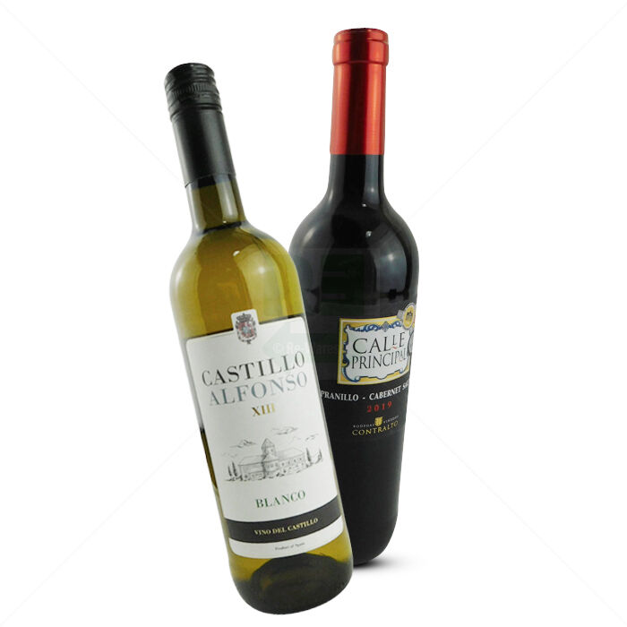 Weinpaket gemischt 12 Flaschen 6 x Calle Principal Cabernet Sauvignon 6 x Castillo Alfonso XIII Blanco