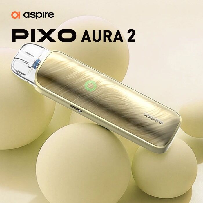 E-Zigaretten Set ASPIRE Pixo Aura 2 1800mAh gold (champagner)