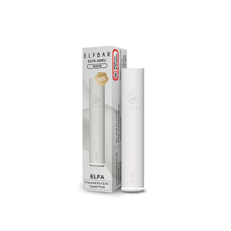 E-Zigaretten Akku ELFBAR Elfa 500mAh weiss