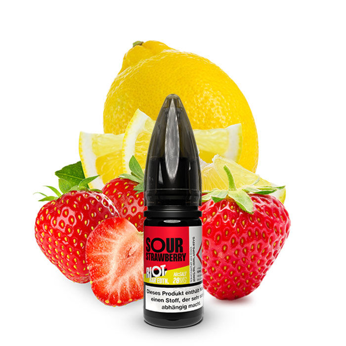 Liquid Nikotinsalz Bar Edition Sour Strawberry Riot Squad 10ml 20mg/ml