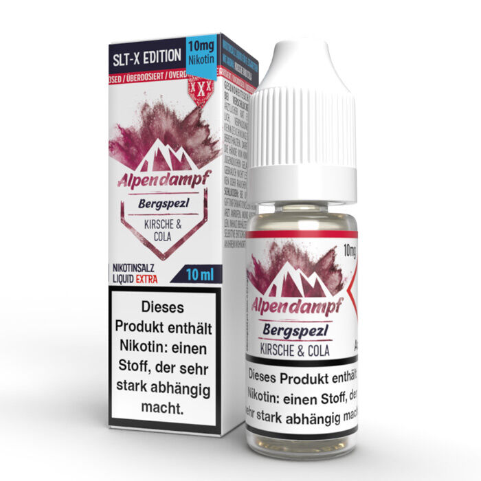 Liquid Nikotinsalz SLT-X Bergspezl Alpendampf 10ml 10mg/ml