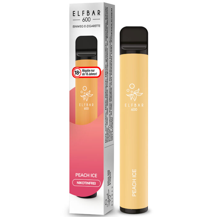 Einweg E-Zigarette ELFBAR 600 Peach Ice 00mg/ml (ohne)