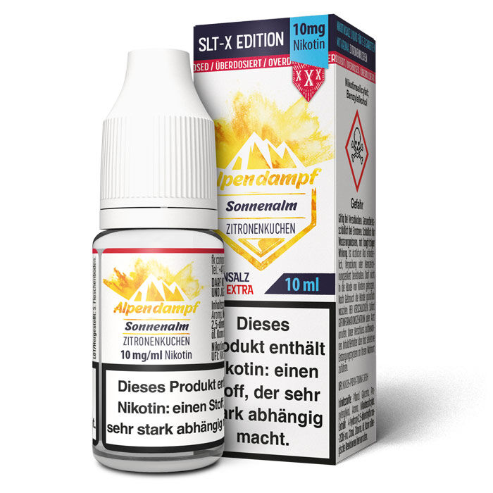 Liquid Nikotinsalz SLT-X Sonnenalm Alpendampf 10ml 10mg/ml (mittel)