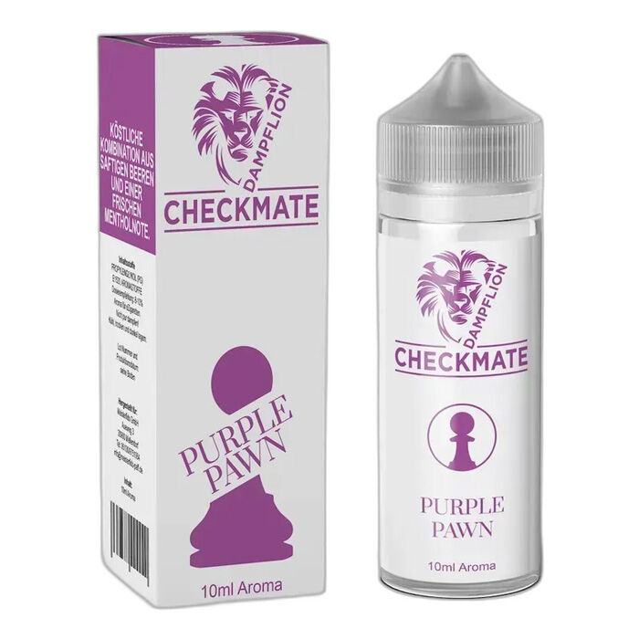 Aroma (Longfill) Checkmate Purple Pawn Dampflion 10ml (120ml Flasche)