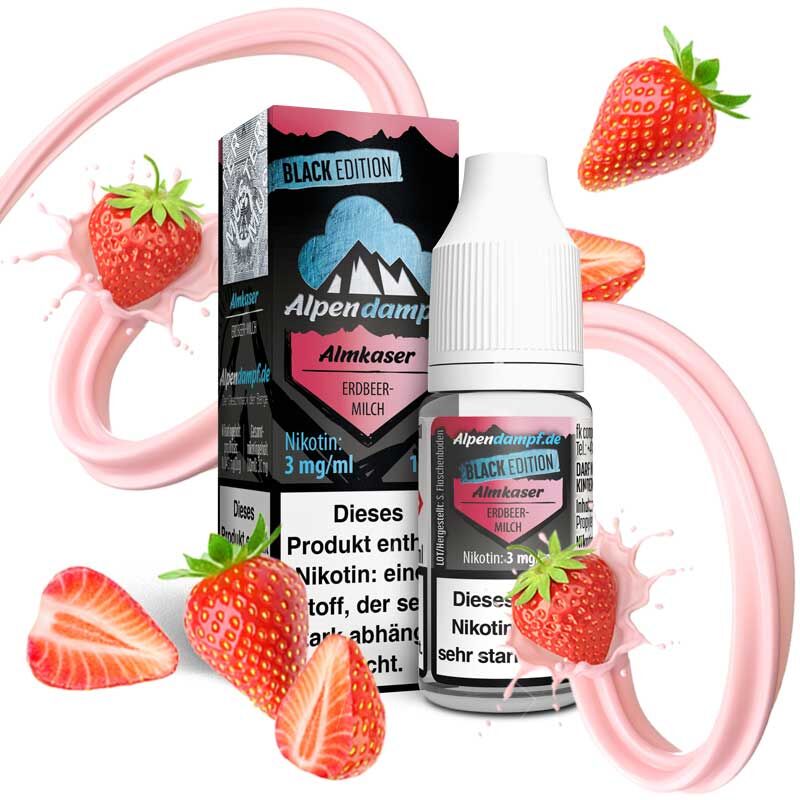 Liquid Black Edition Almkaser Alpendampf 10ml