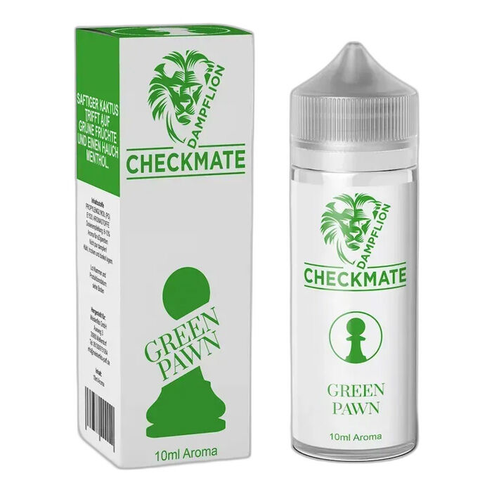 Aroma (Longfill) Checkmate Green Pawn Dampflion 10ml (120ml Flasche)