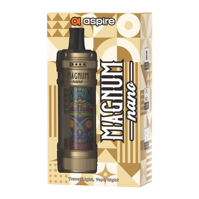 E-Zigaretten Set ASPIRE Magnum Nano 6ml Gold & Parthenon Myth