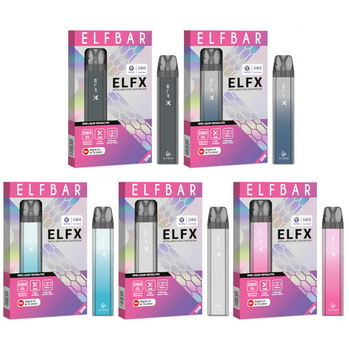 E-Zigaretten Set ELFBAR Elfx 1000mAh