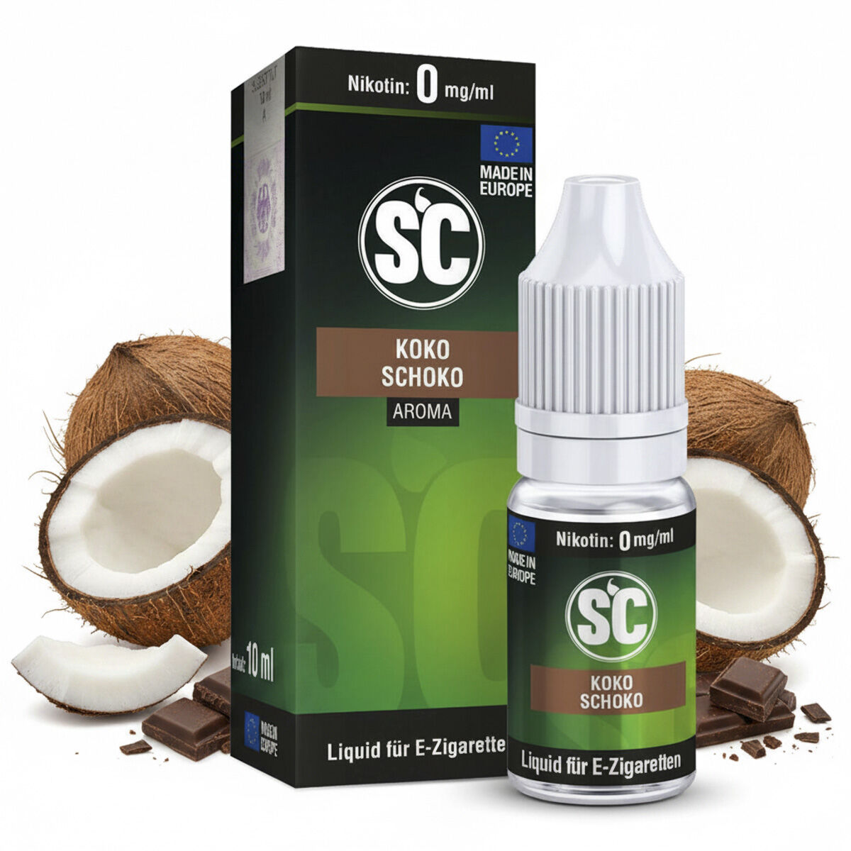 Liquid Koko-Schoko SC 10 ml 0 mg/ml – Schokolade & Kokosnuss