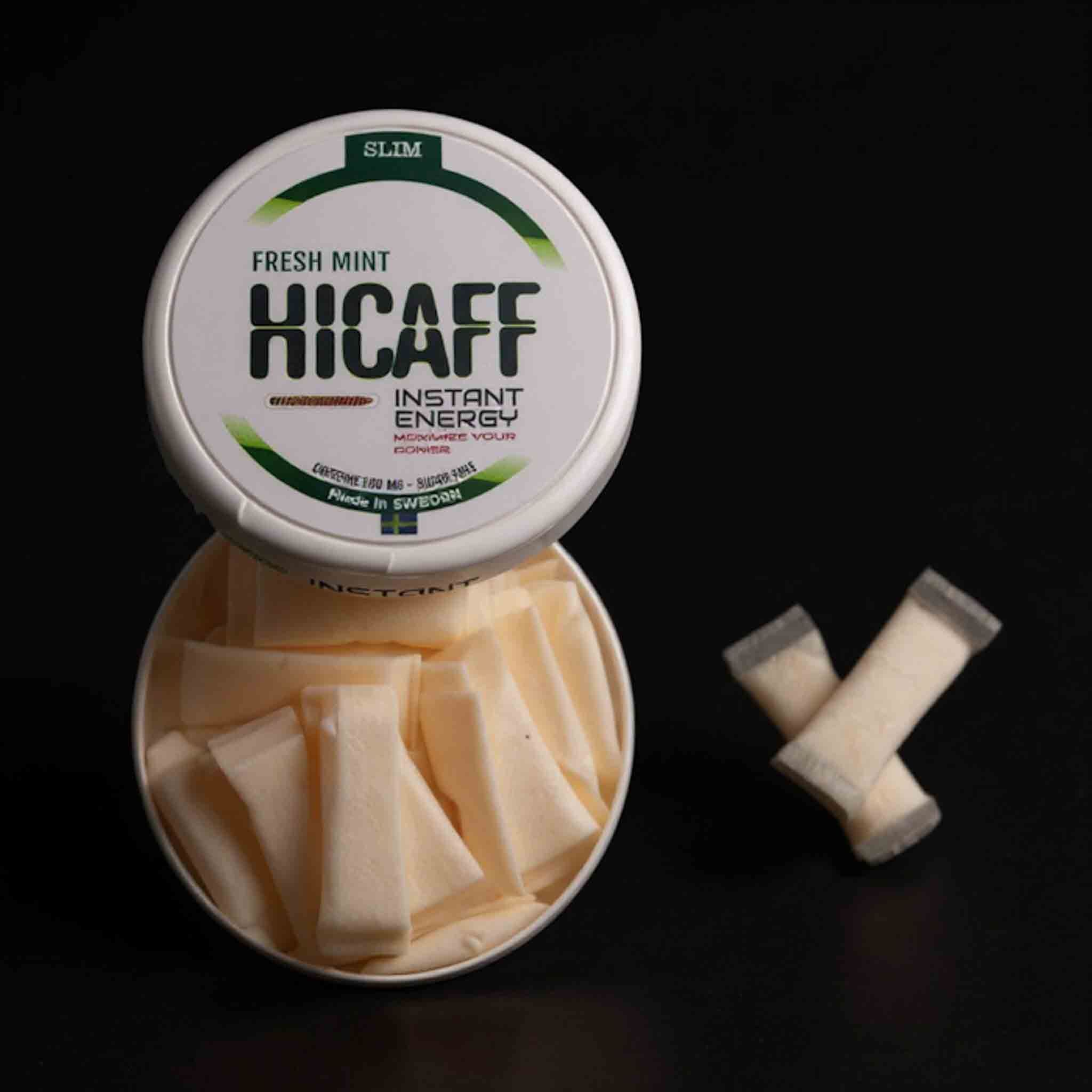 Energy Pouches Hicaff Fresh Mint Slim 14,7g