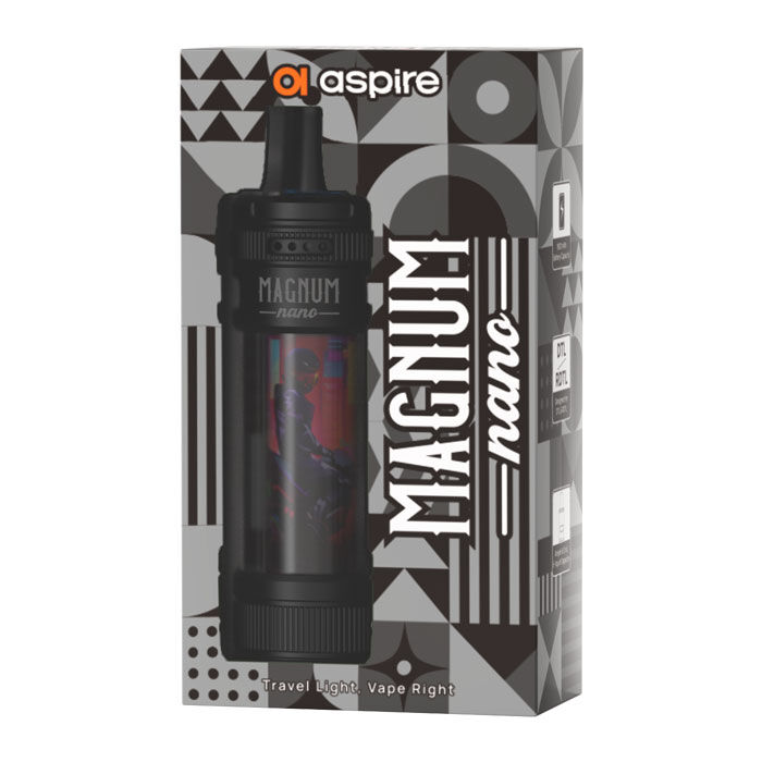 E-Zigaretten Set ASPIRE Magnum Nano 6ml Schwarz & Akria