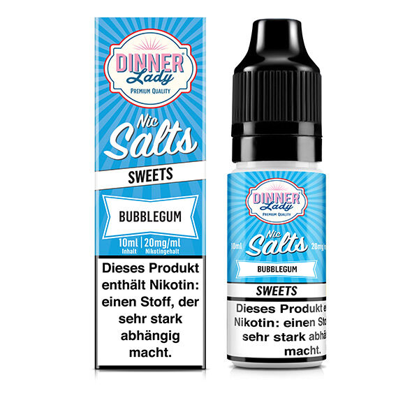 Liquid Nikotinsalz 50/50 - Bubblegum Ice Dinner Lady 10ml