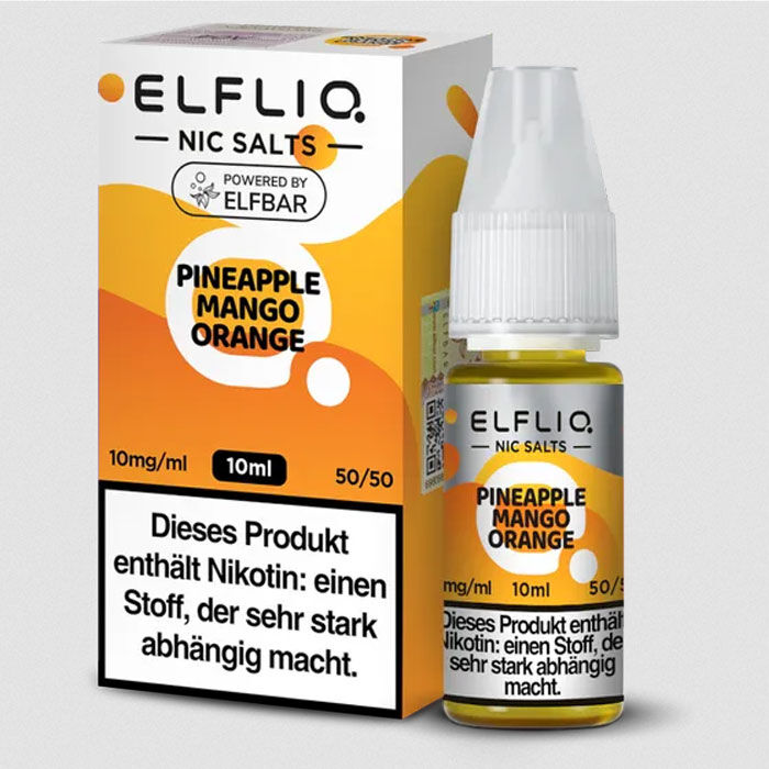 Liquid Nikotinsalz Pineapple Mango Orange ELFLIQ 10ml 10mg/ml