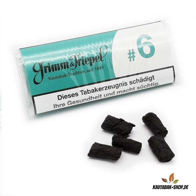 Kautabaksticks Grimm & Triepel #6 "Spearmint" 14g