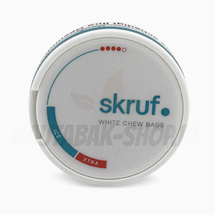 Kautabak skruf. White Chew Bags Ice #4 17g