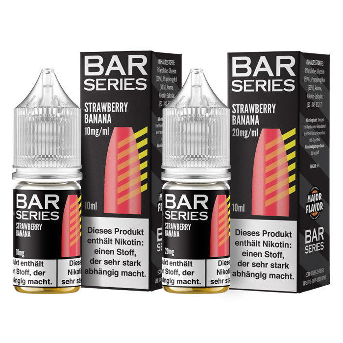 Liquid Nikotinsalz Bar Series - Strawberry & Banana 10ml