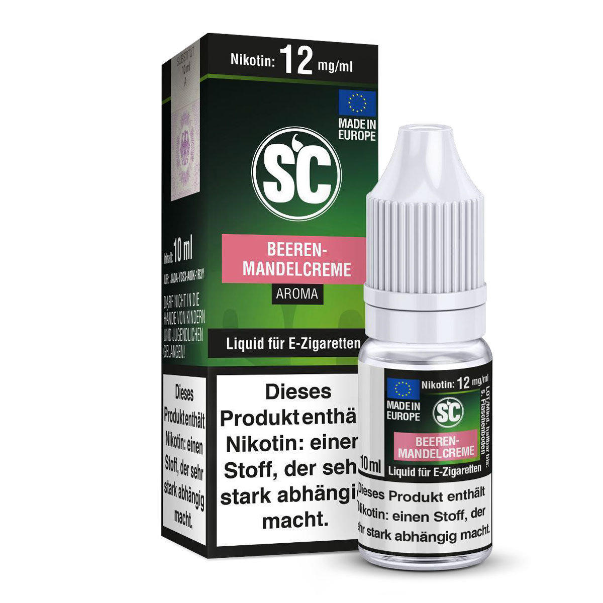 Liquid Beerenmix-Mandelcreme SC 10ml 12 mg/ml (stark)