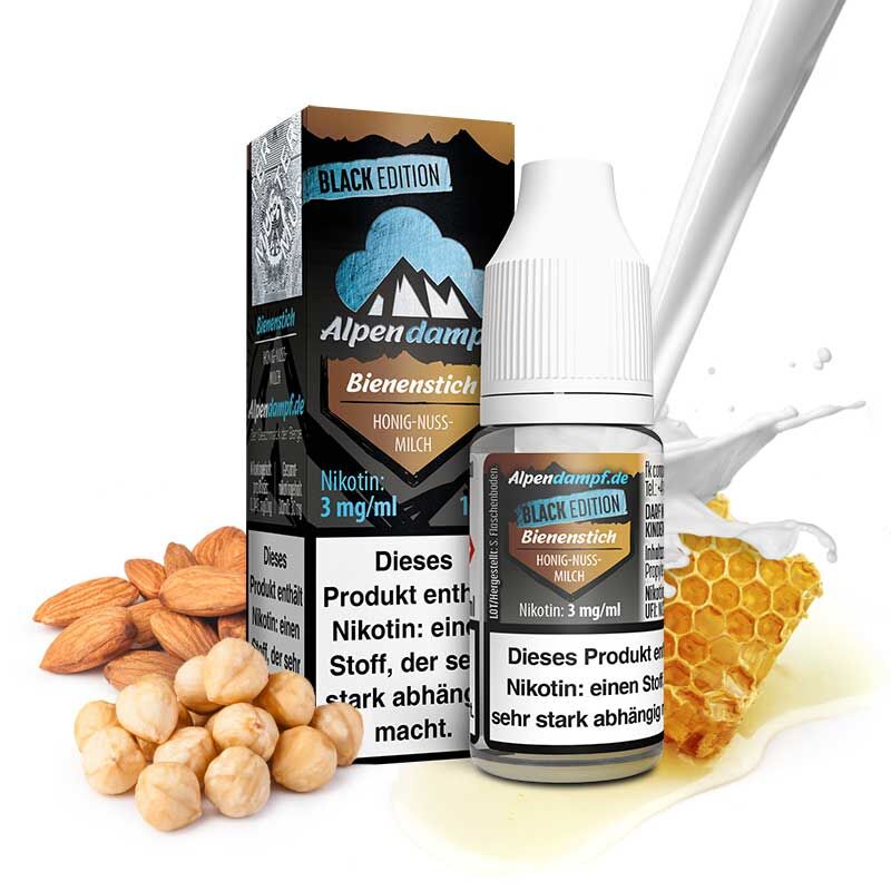 Liquid Black Edition Bienenstich Alpendampf 10ml