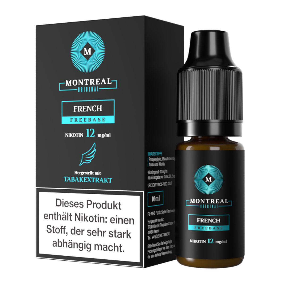 Liquid French Tobacco Montreal Original 10ml 12 mg/ml (stark)