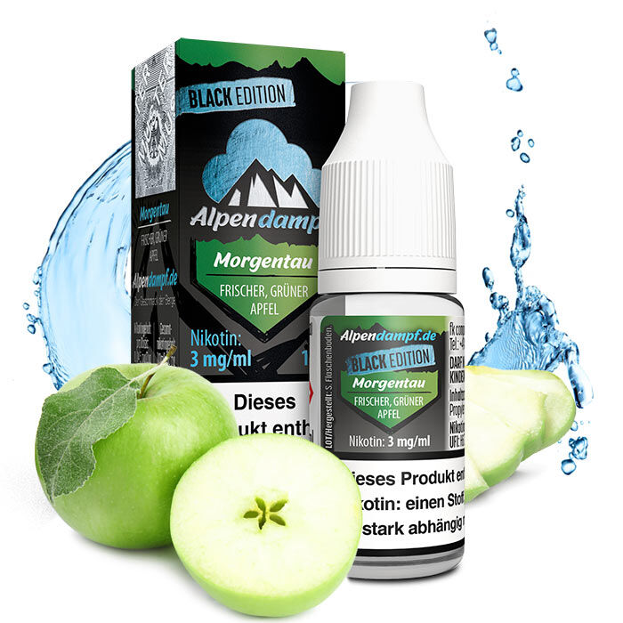Liquid Black Edition Morgentau Alpendampf 10ml