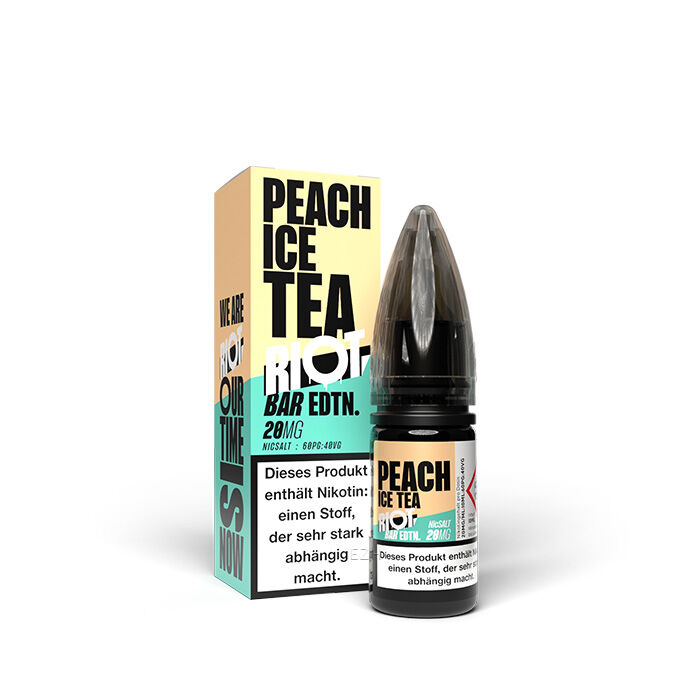 Liquid Nikotinsalz Bar Edition Peach Ice Tea Riot Squad 10ml 20mg/ml