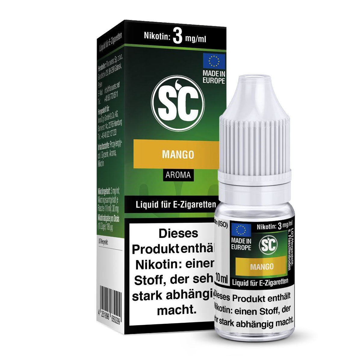 Liquid Tropic Mango SC 10ml 03 mg/ml (leicht)