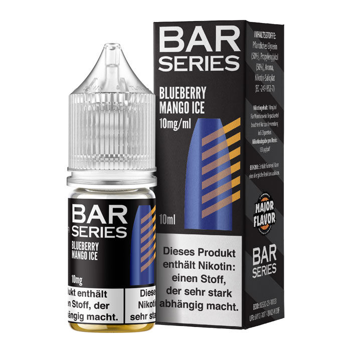 Liquid Nikotinsalz Bar Series - Blueberry Mango Ice 10ml 10mg/ml (mittel)