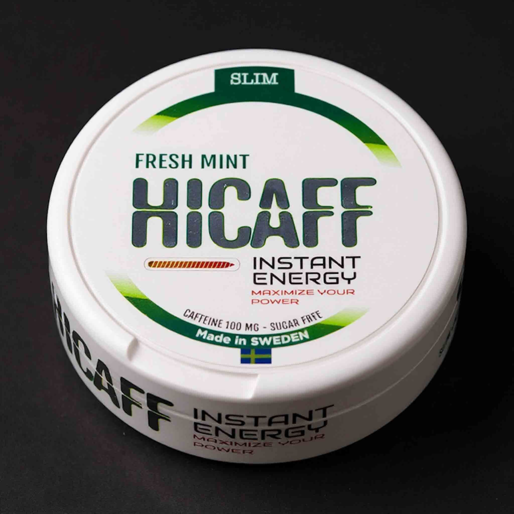 Energy Pouches Hicaff Fresh Mint Slim 14,7g