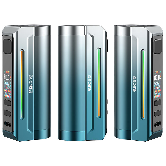 Akkuträger ASPIRE Zelos X80 80 Watt 1x18650 blue gradient (blau-silber)