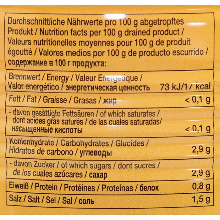 Karottensalat Scheiben in Dose 5L von WASTA