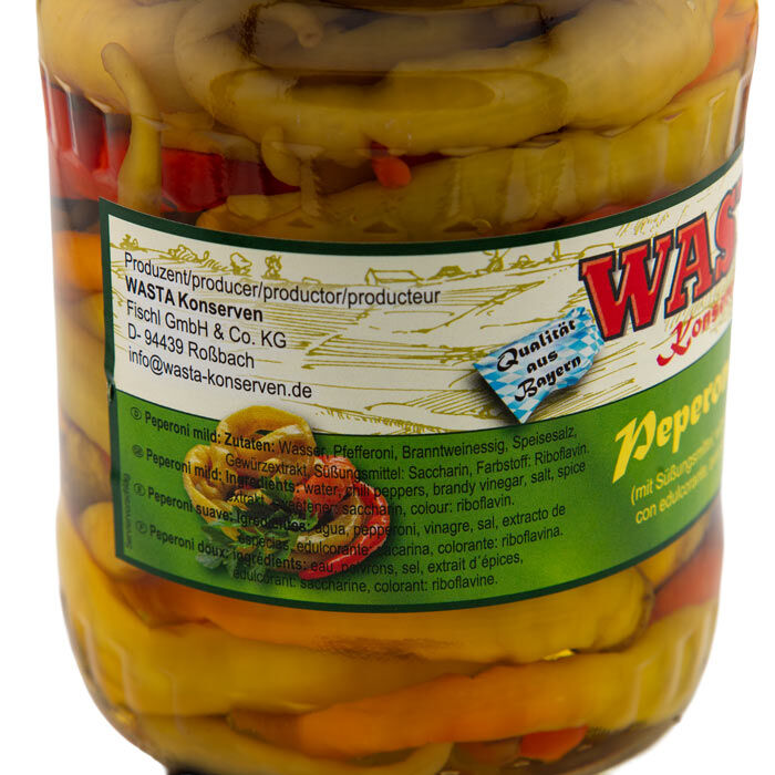 Peperoncini im Glas 720ml von WASTA
