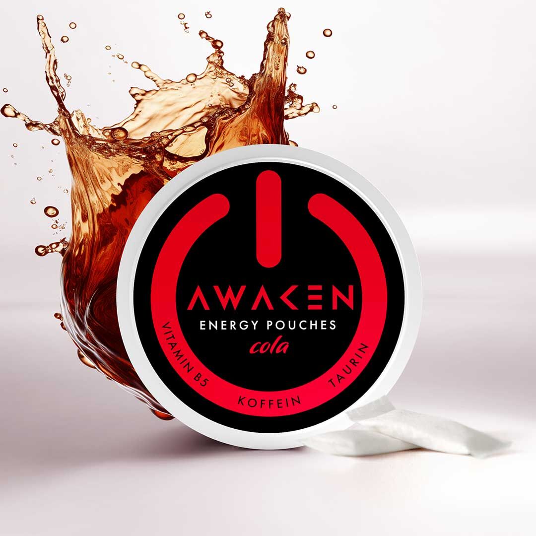 Energy Pouch Awaken Cola 80mg/g 12g Energy Pouch Awaken Cola 80mg/g 12g