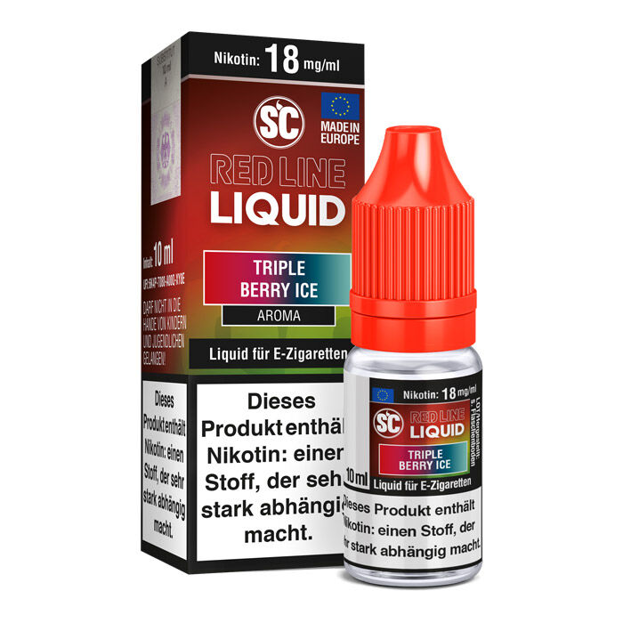 Liquid Red Line Triple Berry Ice SC 10ml 18 mg/ml (sehr stark)