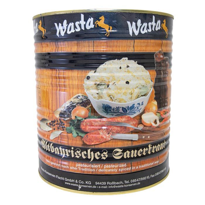 Altbayrisches Sauerkraut in Dose 10L von WASTA