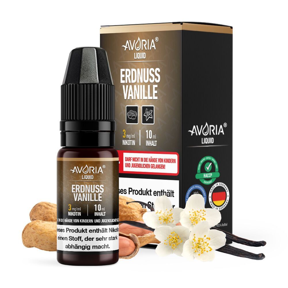 *ABVERKAUF* Liquid Erdnuss-Vanille Avoria 10ml