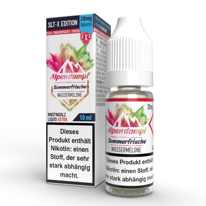 Liquid Nikotinsalz SLT-X Sommerfrische Alpendampf 10ml 20mg/ml