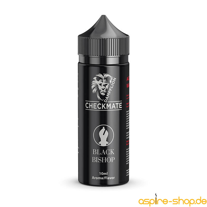 Aroma (Longfill) Checkmate Black Bishop Dampflion 10ml (120ml Flasche)