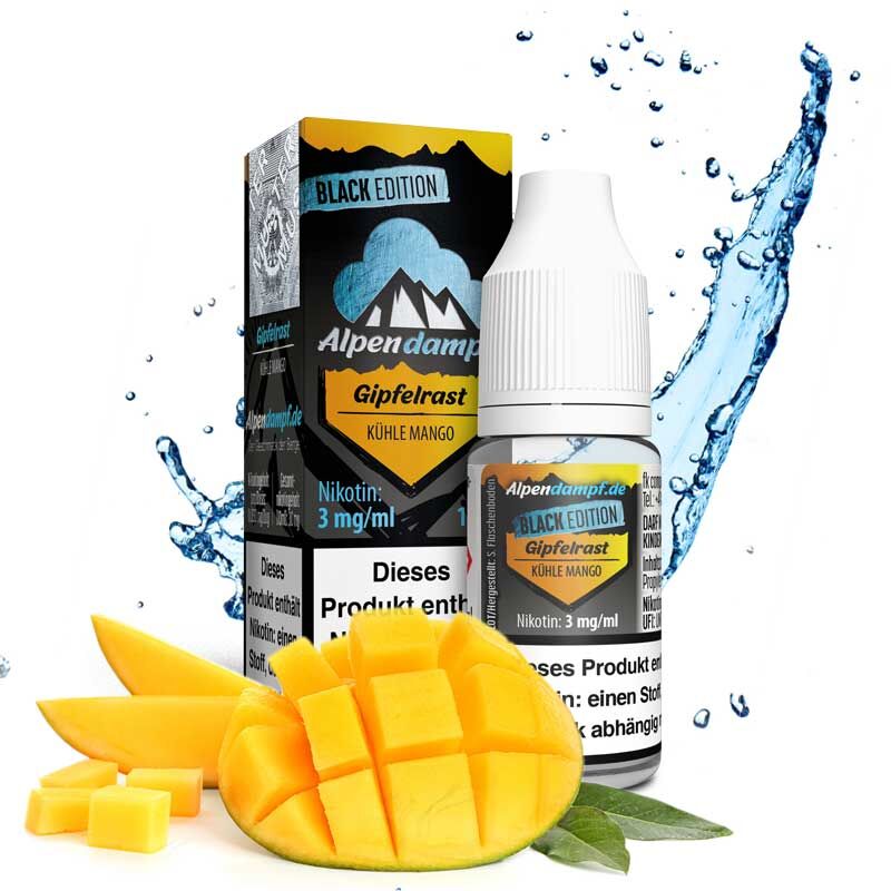 Liquid Black Edition Gipfelrast Alpendampf 10ml