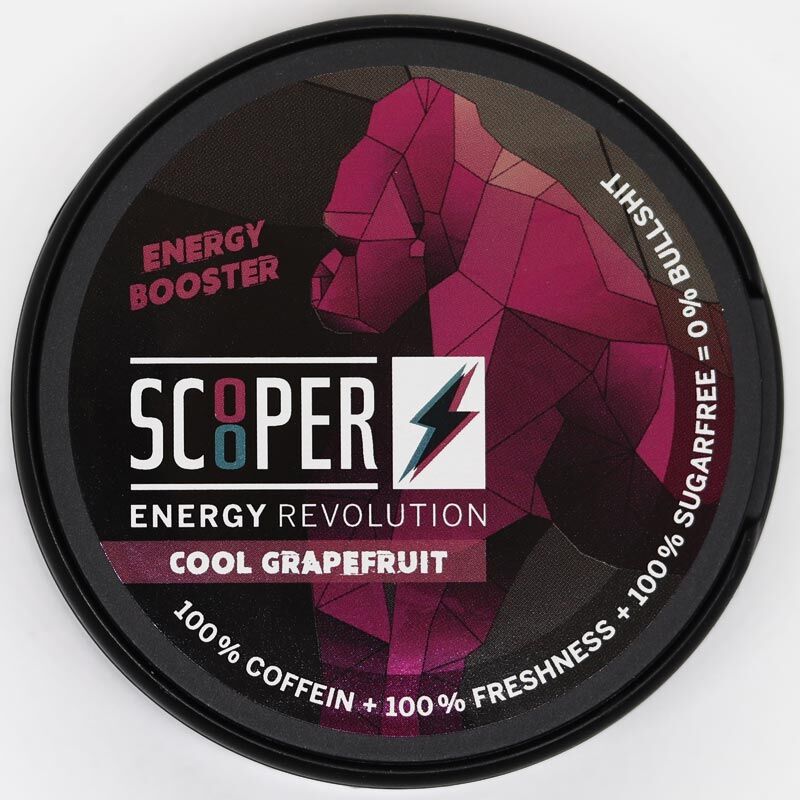 Energy Pouch Scooper Cool Grapefruit 80mg Koffein 7,2g