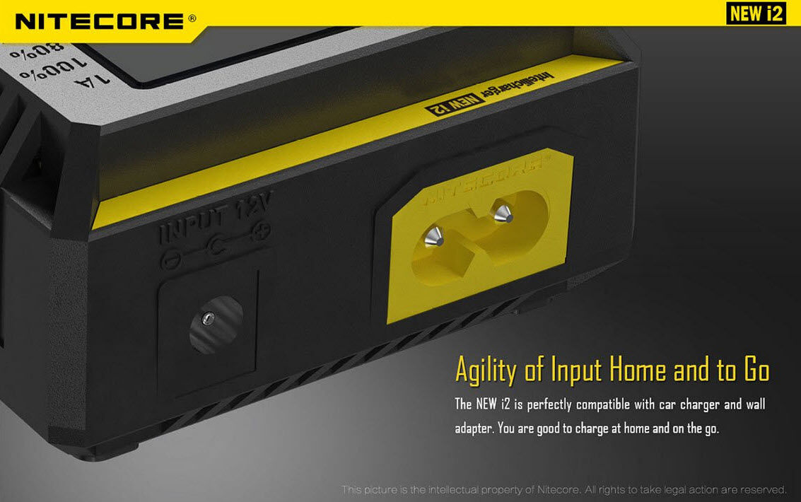 Ladegerät NEW I2 2x 500mA / 1x 1000mA Nitecore