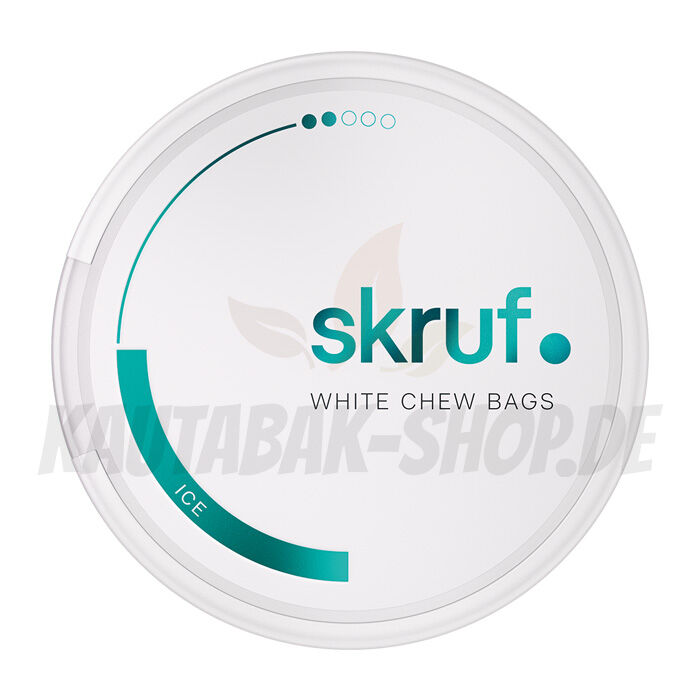 Kautabak skruf. White Chew Bags Ice #2 17g