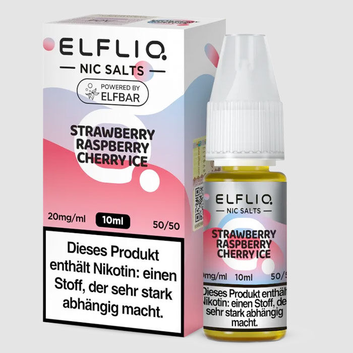 Liquid Nikotinsalz Strawberry Raspberry Cherry Ice ELFLIQ 10ml 20mg/ml