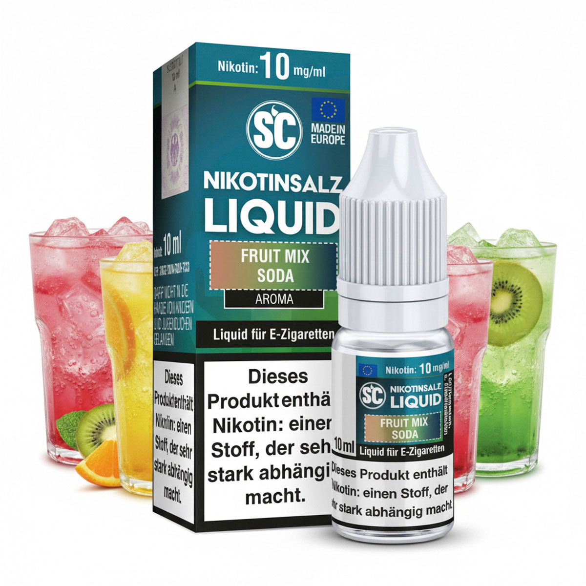 SC Nikotinsalz Liquid Fruit Mix Soda 10 mg/ml 10 ml