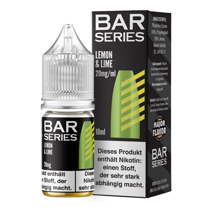 Liquid Nikotinsalz Bar Series - Lemon & Lime 10ml 20mgl/ml (stark)