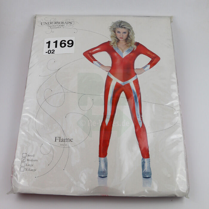 Kostüm Jumpsuit Flame Underwraps S